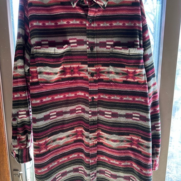 Boulder Creek Long Fleece Button Up Sweater‎ Size 2XL - Picture 5 of 5
